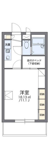 レオパレスエスポワール 間取り図