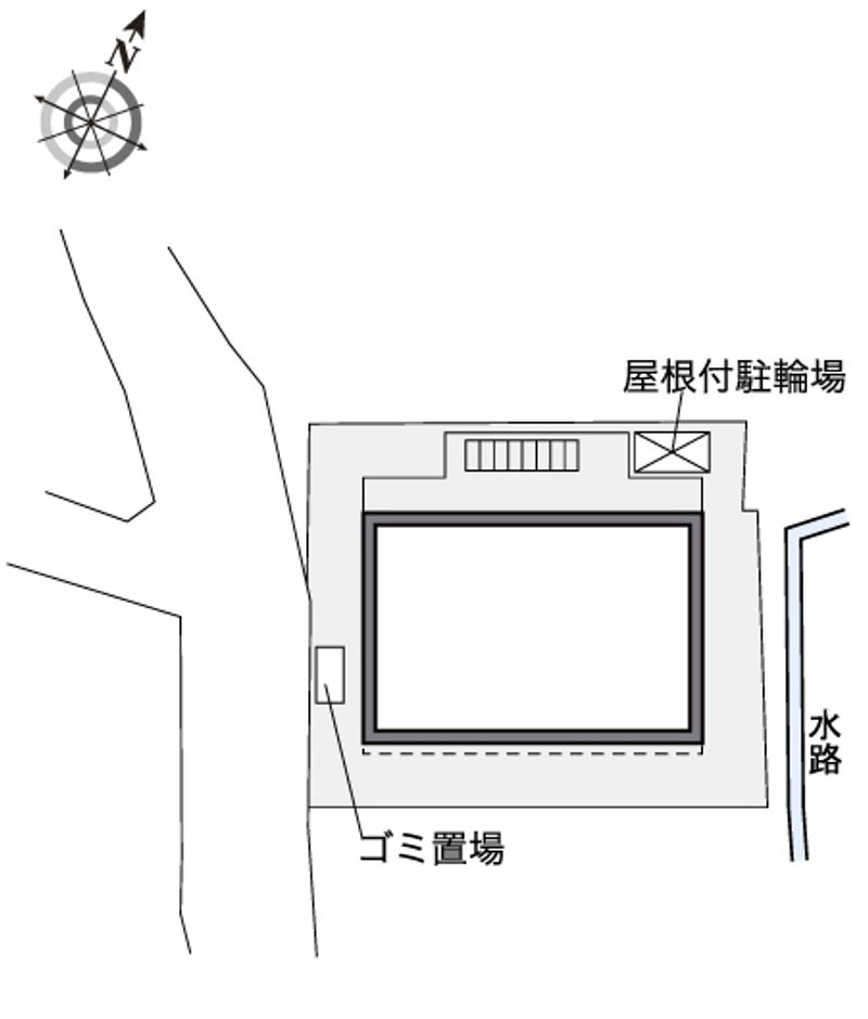 レオパレスセヴィルⅡ 配置図