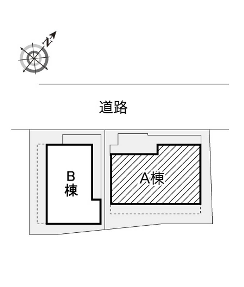 レオパレス朝霞第１ 配置図