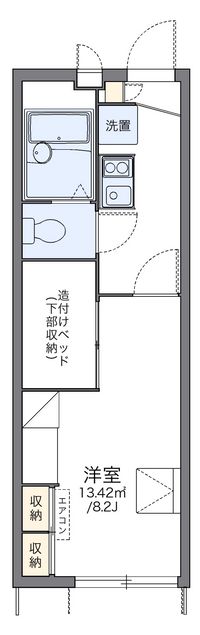 レオパレス武蔵野第３ 間取り図