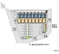 41013 Monthly parking lot