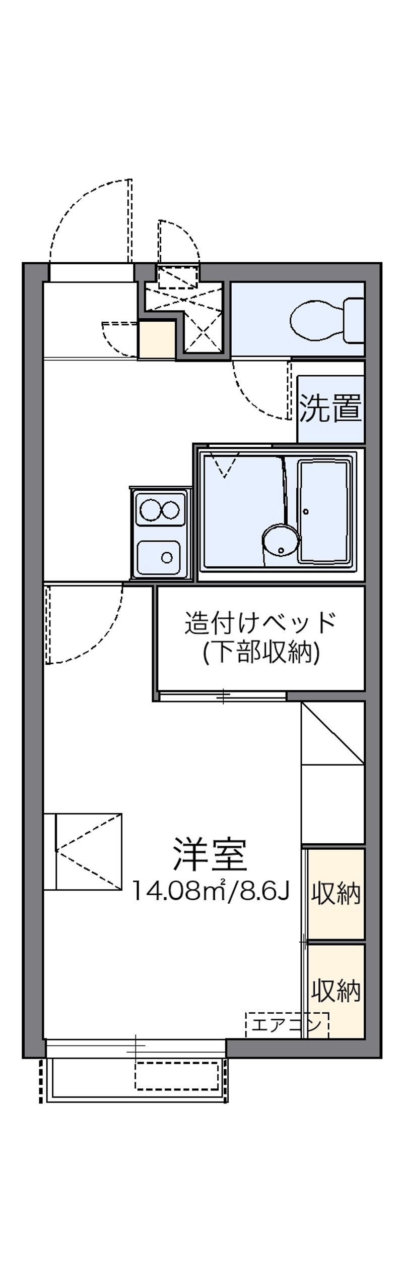 レオパレスＹＵＲＩＭＡ２１ 間取図