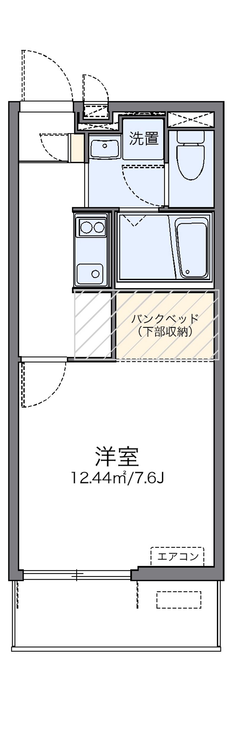 レオネクスト黄金屋２ 間取図