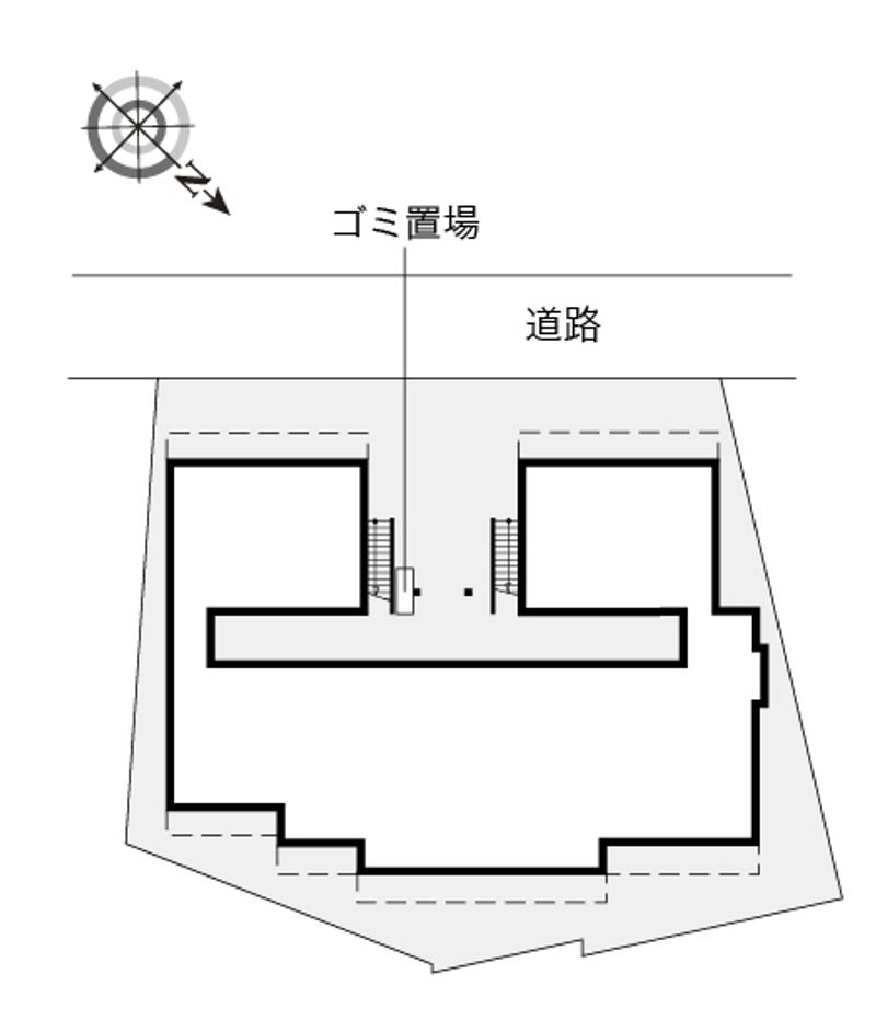 レオパレス松田 配置図