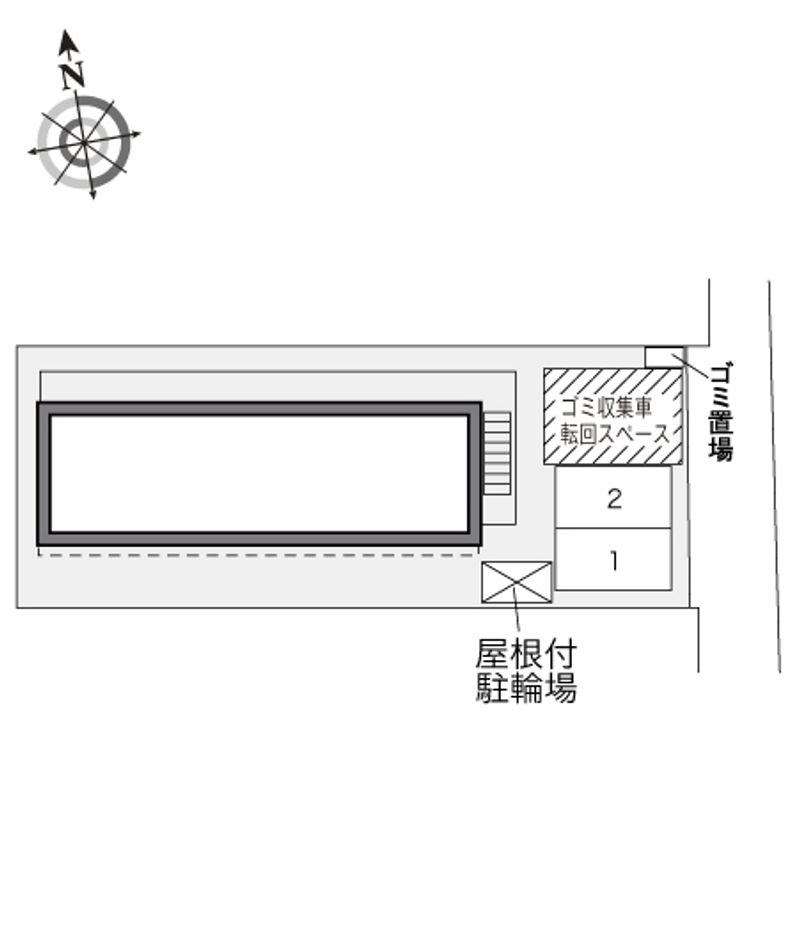 レオパレスシャルマンユウハイツ 配置図