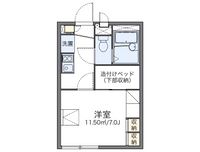 レオパレス本宮公園 間取り図