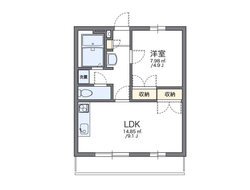 leopalace Nakano Floor plan