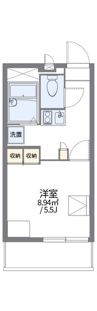 レオパレス新在家 間取り図