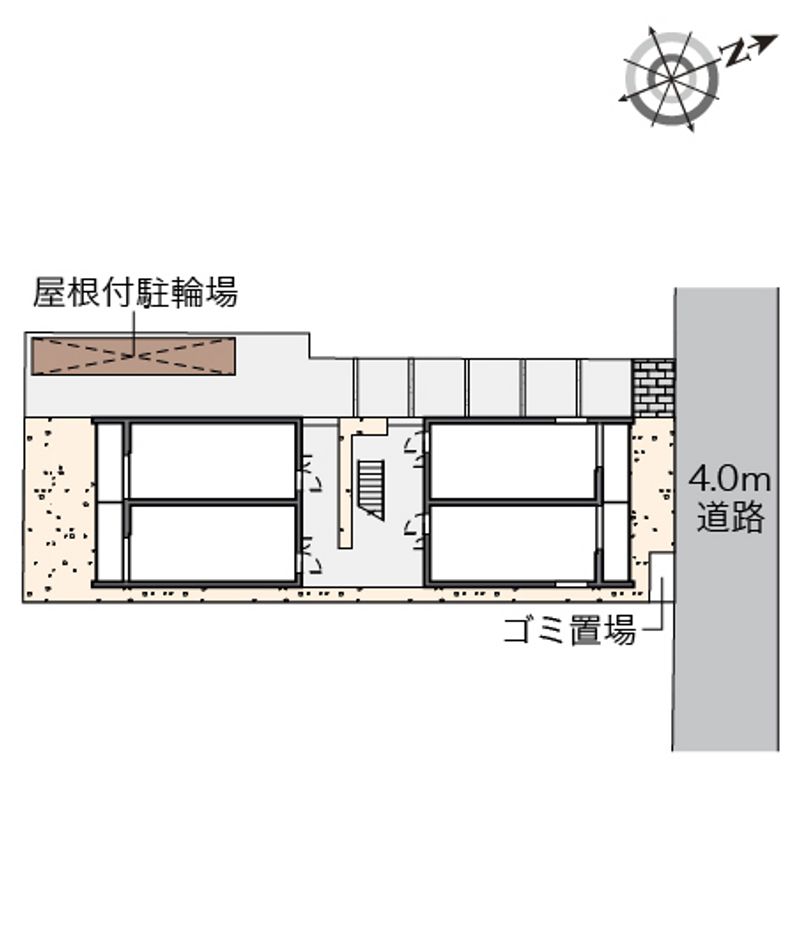 クレイノグレイスコーポ薩摩Ⅱ 配置図