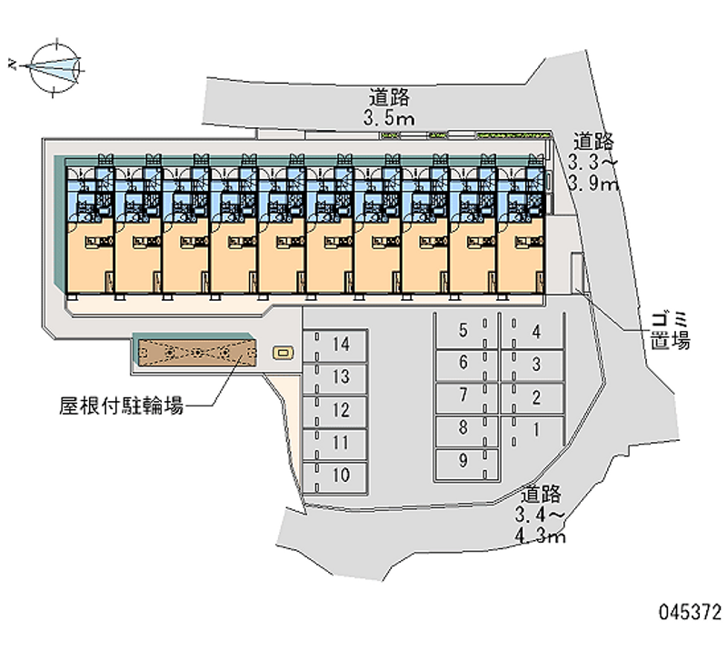 45372 Monthly parking lot