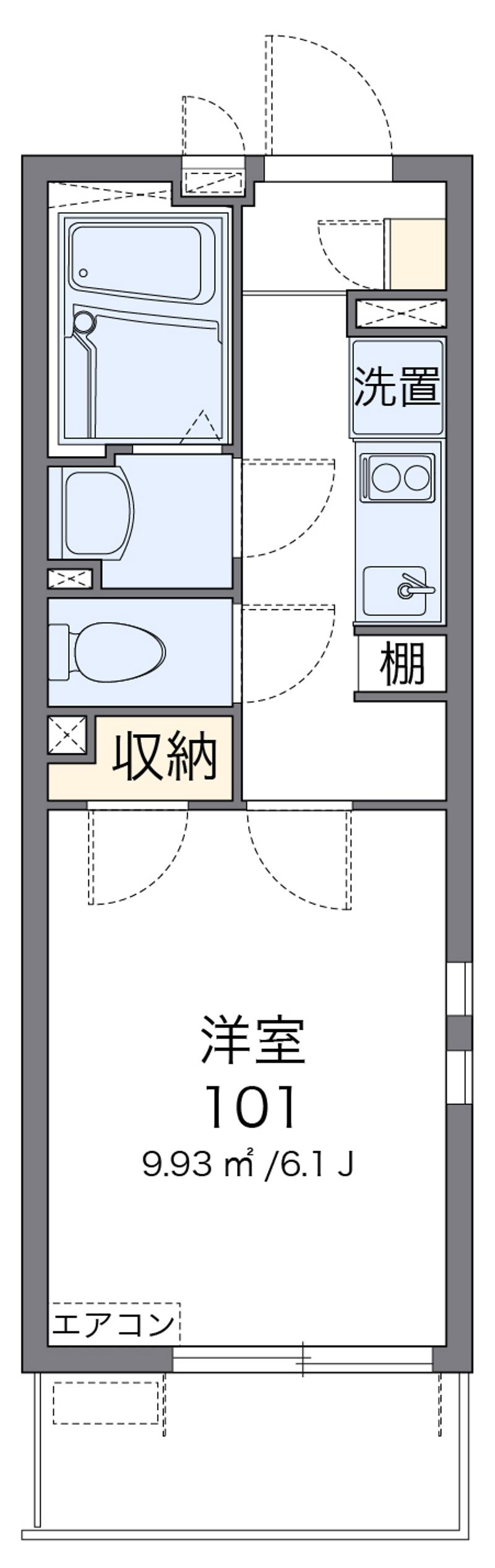 クレイノエスペランザ 間取図