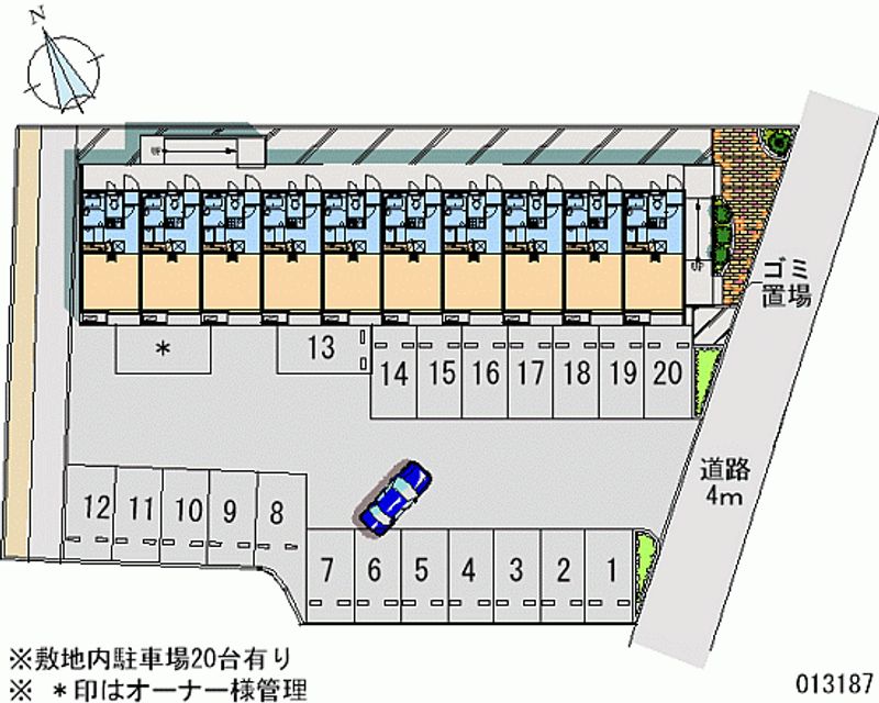 レオパレスＣｏｍｏｄｏ・Ｋ 月極駐車場