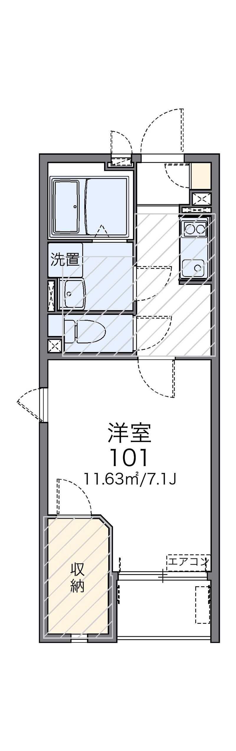 レオネクストｓｈｉ　ｋｉ 間取図