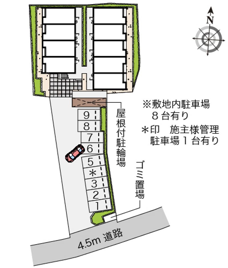 クレイノさんふらわー入谷 配置図