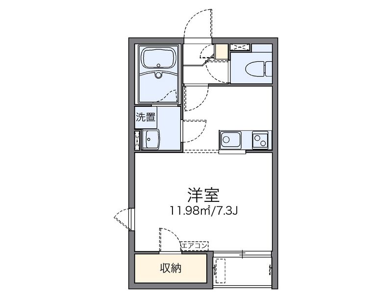 レオネクストクール　ド　イリス 間取図