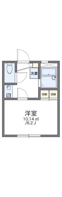 レオパレス千草園 間取り図
