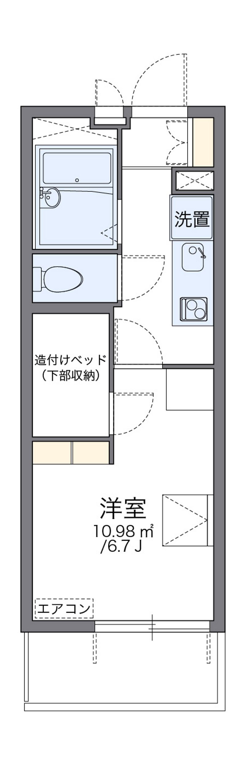 レオパレスサステナビリティ 間取図