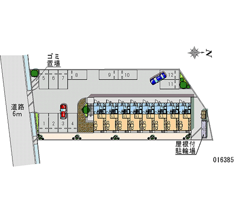 レオパレス白山 月極駐車場