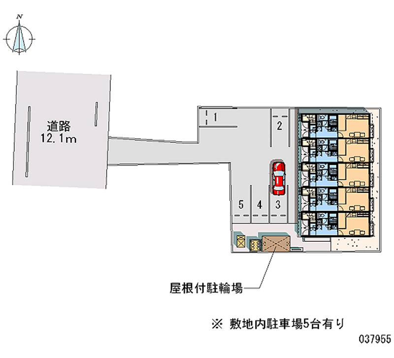 レオパレス松本 区画図
