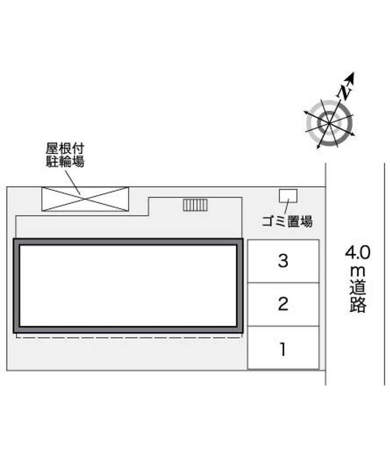 レオパレスドエル９５ 駐車場