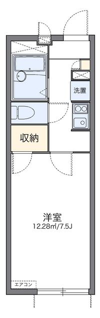 レオパレス高伸 間取り図