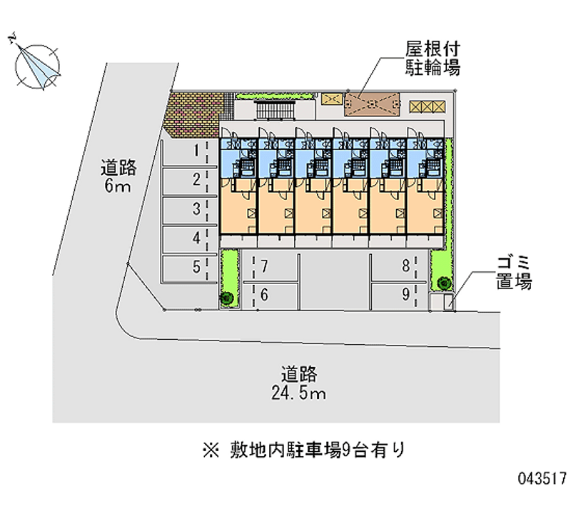 43517 Monthly parking lot