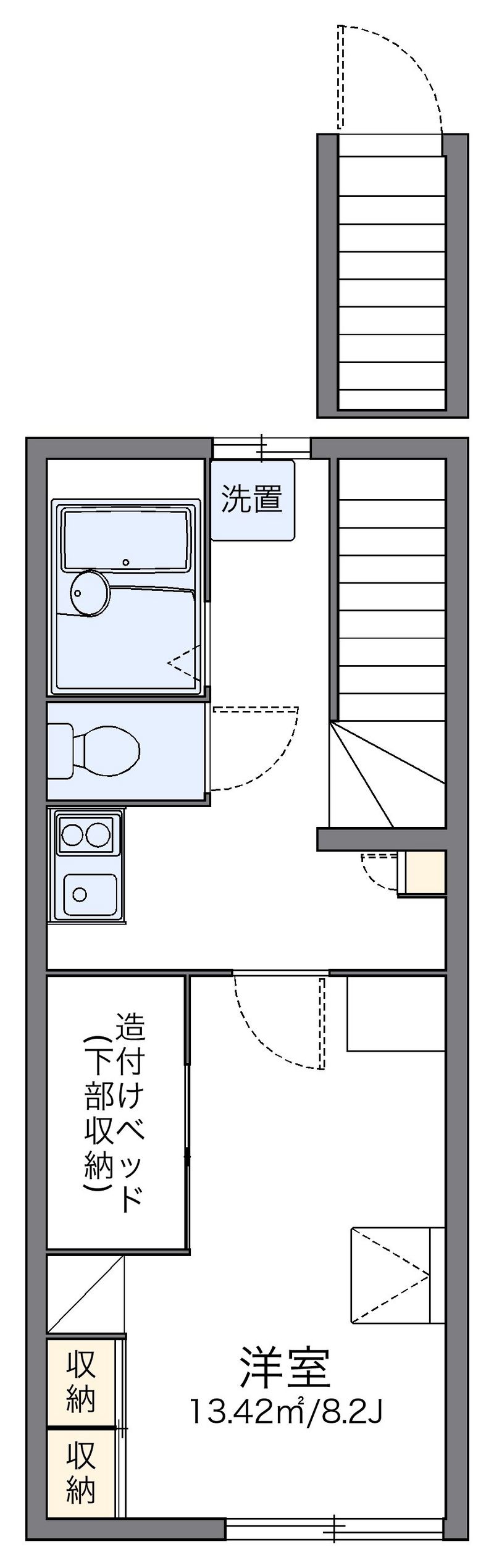 レオパレスプリマベーラ 間取図