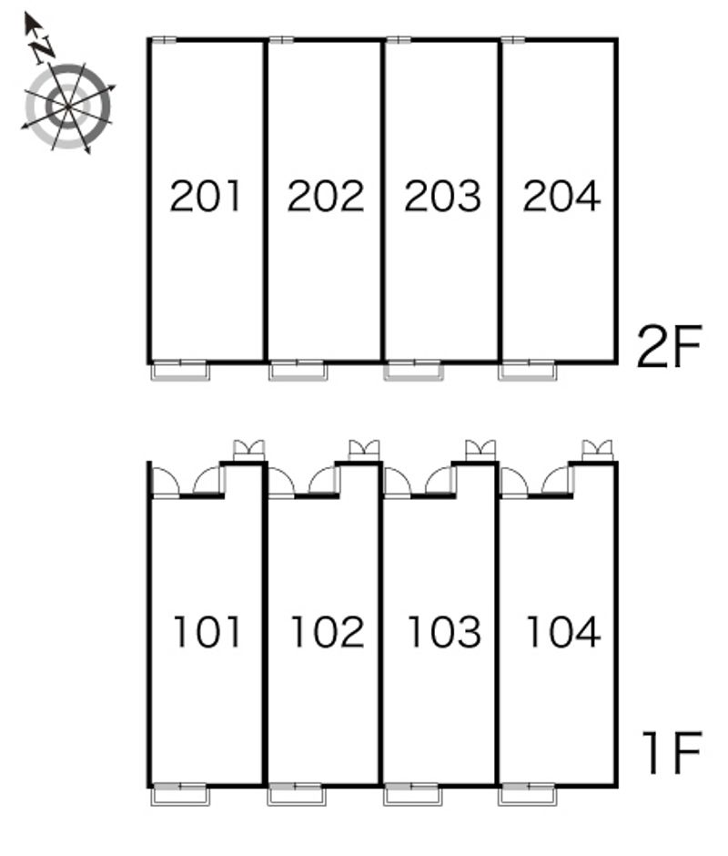 レオパレスＳｐｌｅｎｄｏｒ 間取配置図