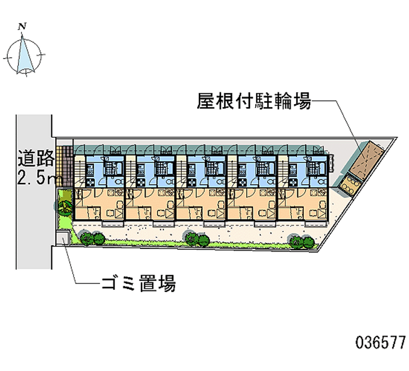 レオパレスロブレ 区画図