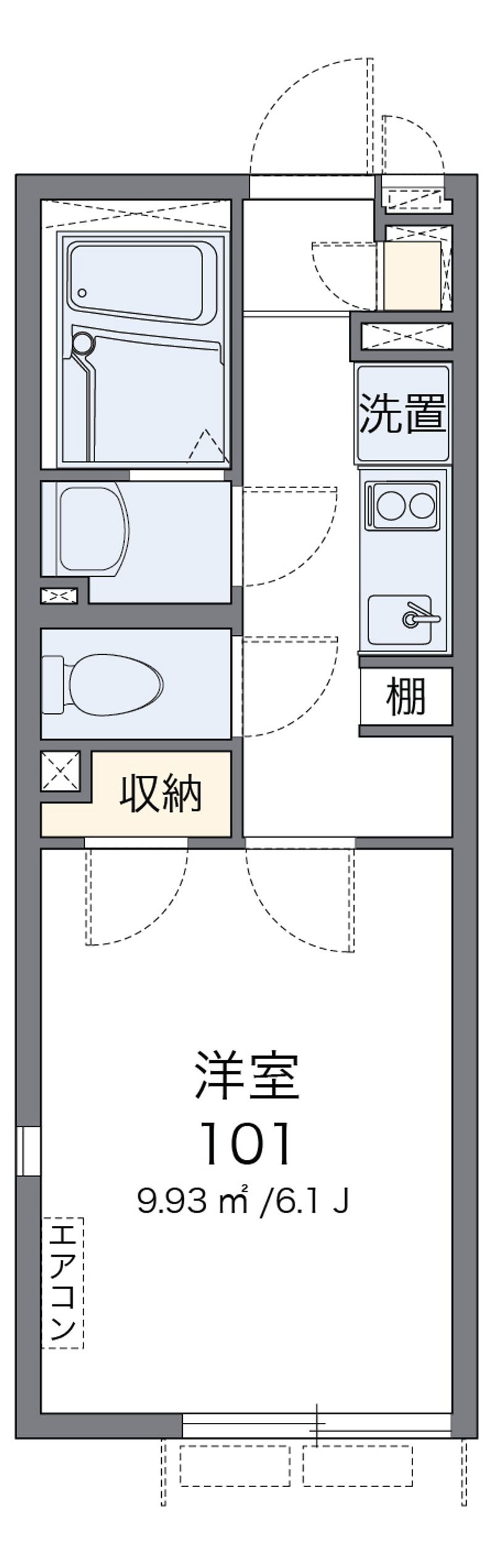 レオネクストマグノリア 間取図