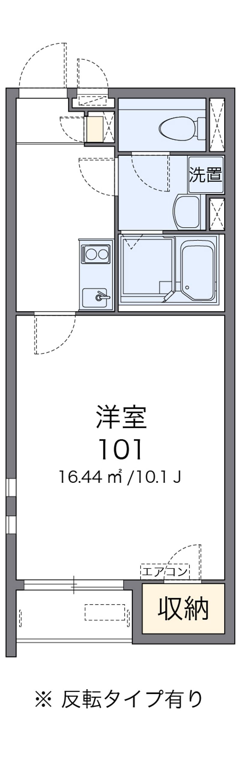 クレイノやなぎ荘 間取図