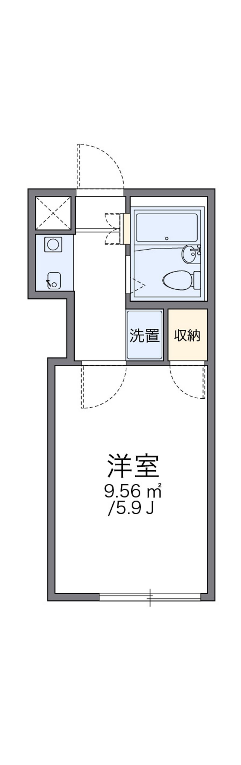 レオパレス緑町第２ 間取図