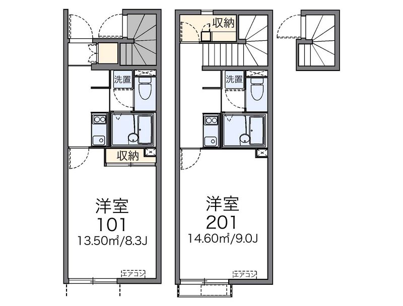 レオネクストチャコルル 間取図