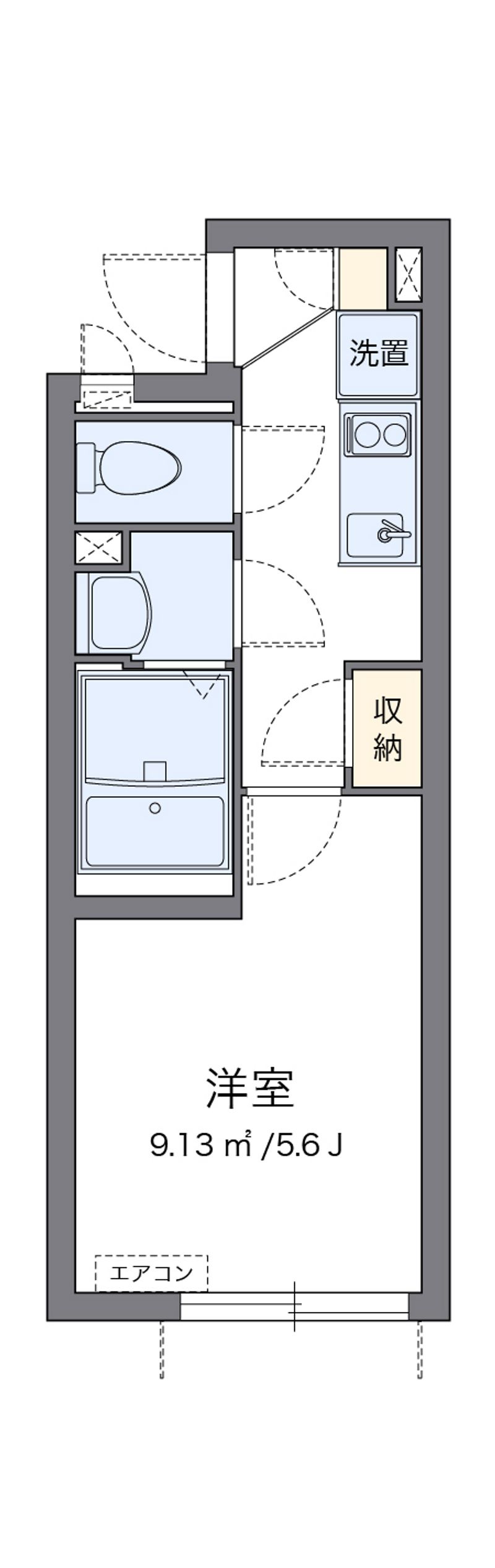 クレイノビアンカーサ 間取図