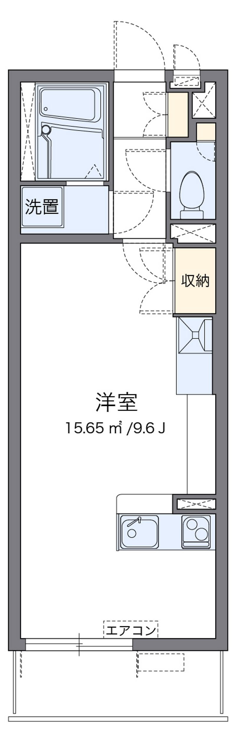 ミランダハピネスルームＮｏ１２ 間取図