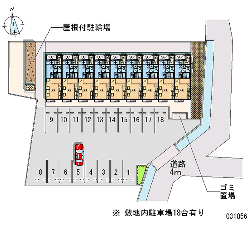 レオパレスハーモニー国府 月極駐車場