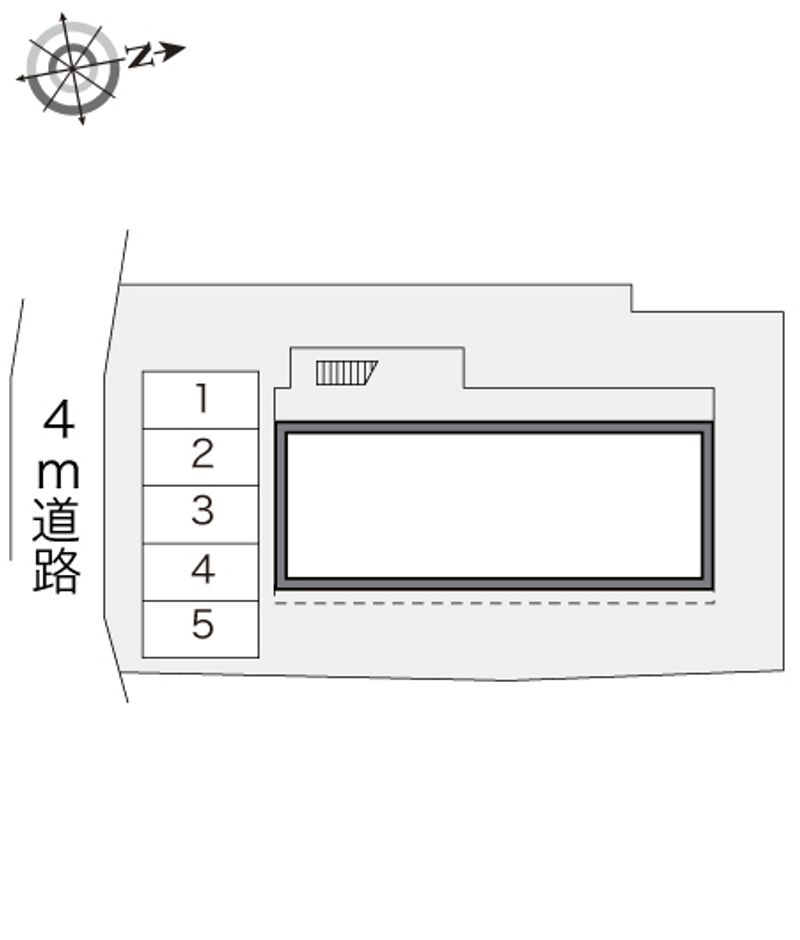 レオパレスオークリーフ南 配置図