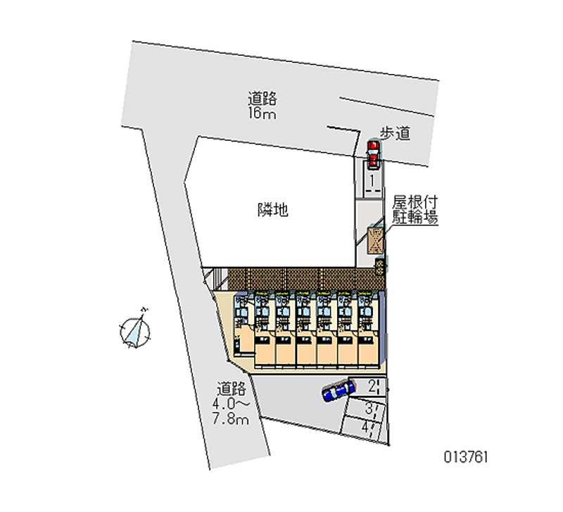 13761月租停車場