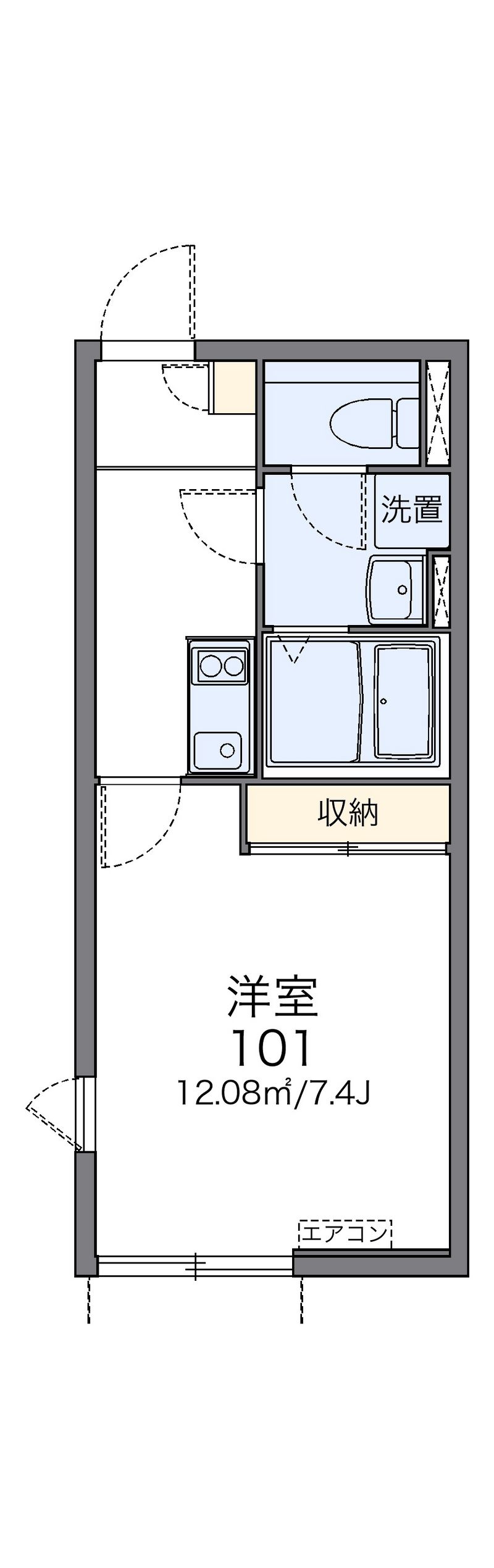 レオネクストルミエール小沢 間取図