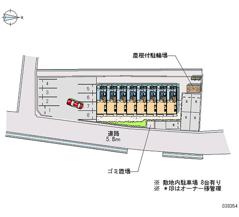 38354月租停车场