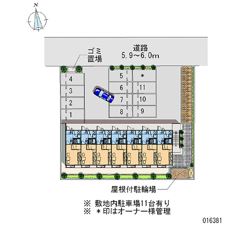 16381 bãi đậu xe hàng tháng