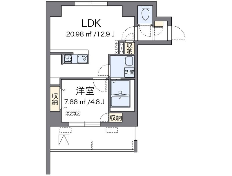 ヴィアロ千種スクエア 間取図