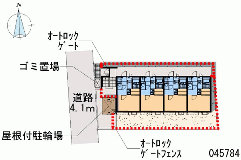 レオパレスメゾン錦 区画図
