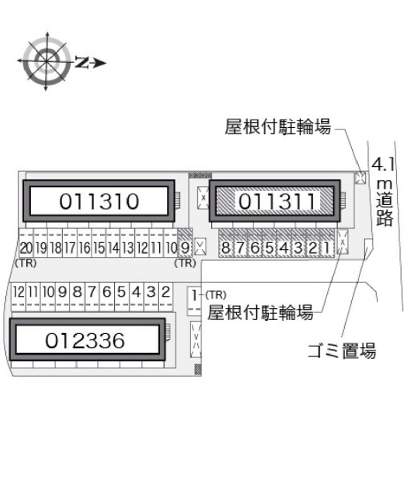 レオパレスグランドゥールⅡ 駐車場
