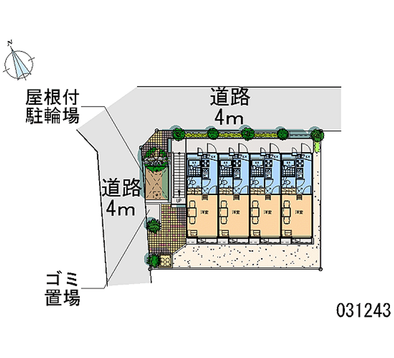 レオパレス立川富士見 区画図