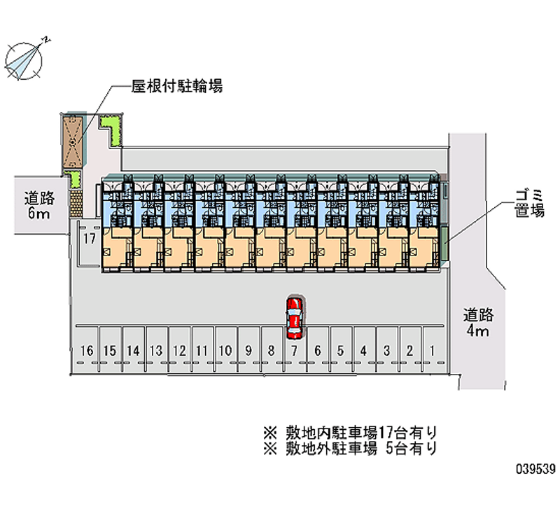 39539 Monthly parking lot