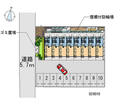 24019 Monthly parking lot