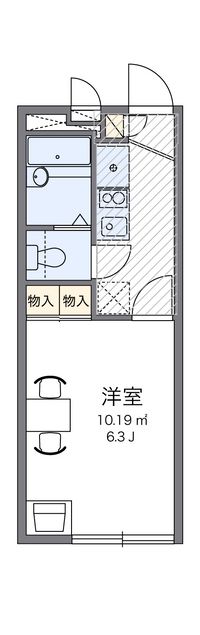 レオパレスかねた 間取り図