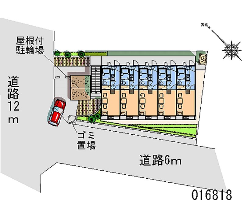 レオパレスリブイン邦 区画図
