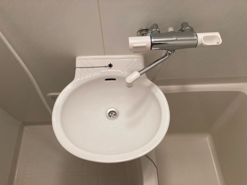 レオパレスニュートリノミラージ 洗面台